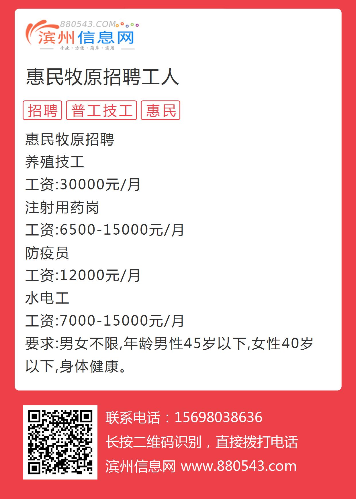 惠民縣最新招聘信息全面概覽