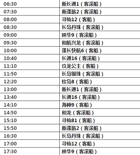 青島輪渡最新時(shí)刻表，海上暢游的便捷通道