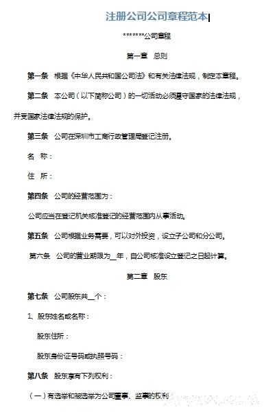 最新公司章程，構(gòu)建企業(yè)治理新框架的藍(lán)圖